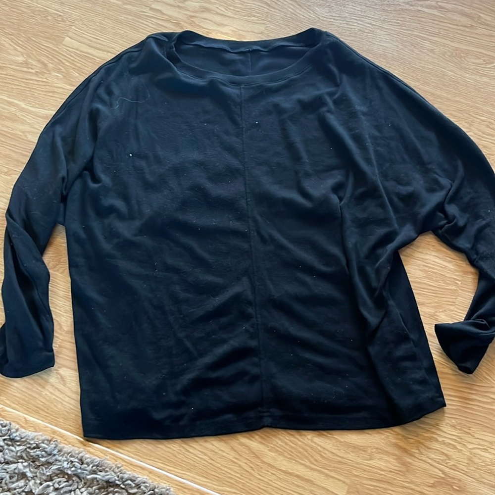 Black dress shirt, no tags, size large